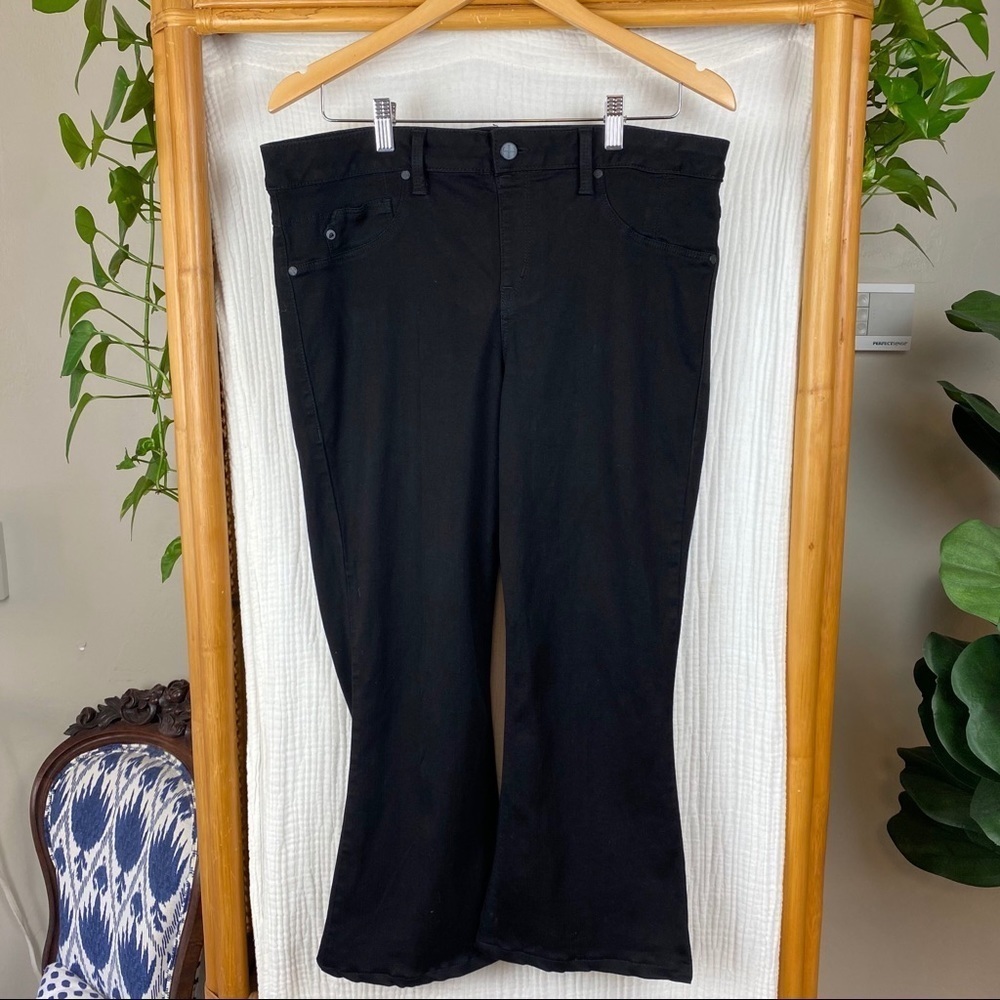 HOT IN HOLLYWOOD BLACK HIGH HEAL BELL JEANS 1X​​​​​‎